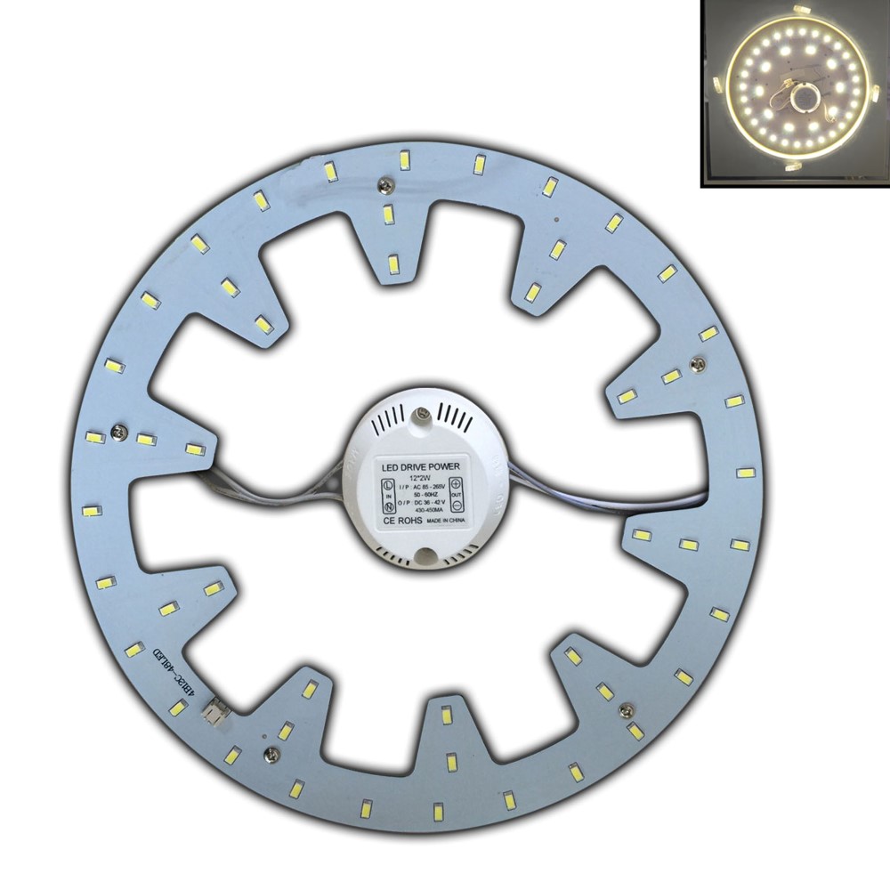 LED-Modul Umbau Set Deckenleuchte Deckenlampe Rundlampe Ringlampe Leuchtmittel